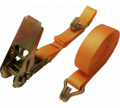 Стяжной ремень с крюками для крепления груза 0,4/0,8 т